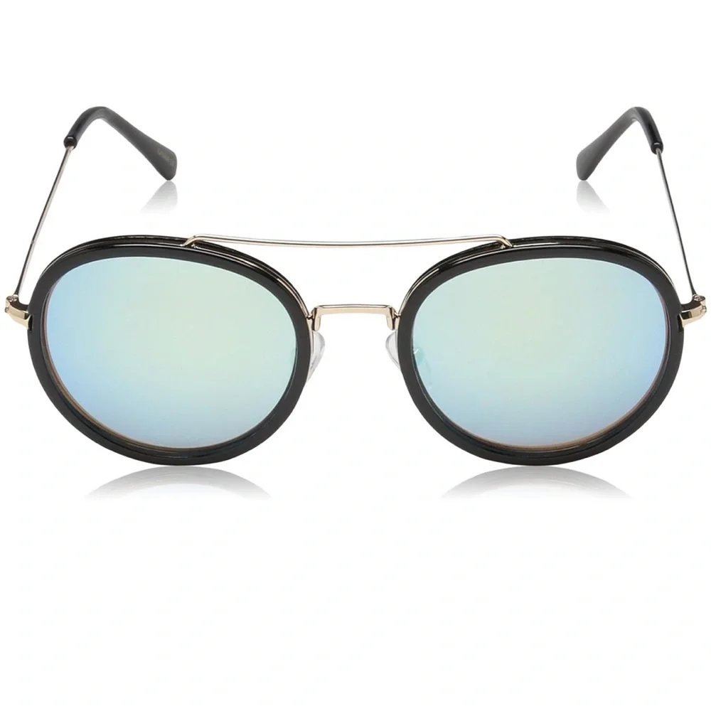 Betsy Johnson Black and Gold Sunglasses